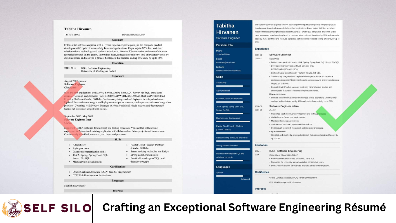 Crafting an Exceptional Software Engineering Résumé